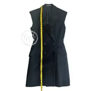 【Alexander McQueen】★double-breasted sleeveless dress Alexander McQueen double-breasted Sleeveless Dress